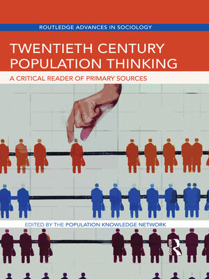 cover image of Twentieth Century Population Thinking